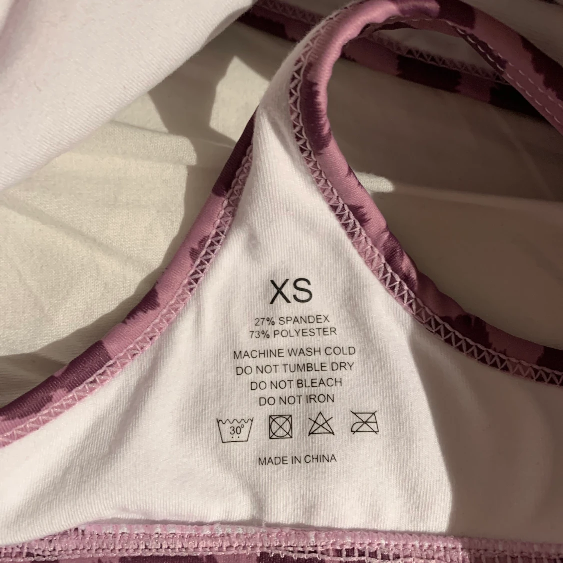 Lila/rosa leopard aimn sport-bh - 91