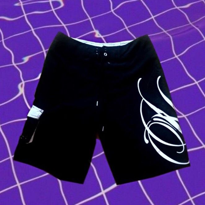 a pair of unisex surfer shorts, perfect for the summer!!   measurments are listed below!  waist: 85 cm hips: 102 cm length: 110 cm  ~please message me before buying the item~  . Shorts.