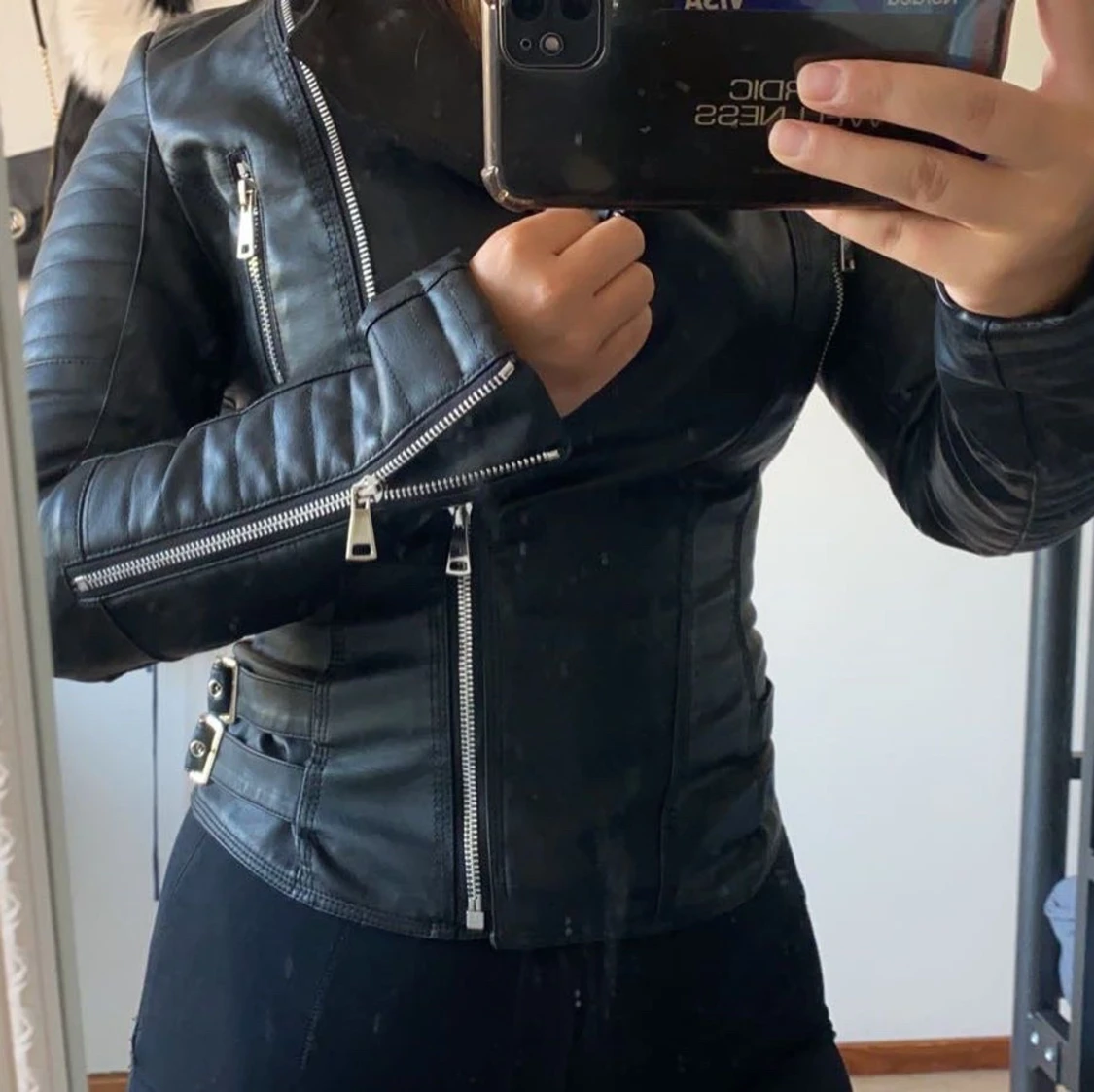 Helt ny skinjacka i storlek XS - 90