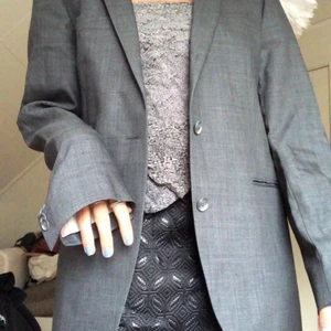 Vintage kavaj  - Oversized vintage kavaj i grå ton💕