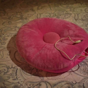  - En galet mysig kudde som har en inbyggd högtalare som spelar musik från din mobil :) Funkar endast med det uttaget som visas på bilden 