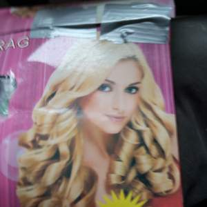 Magic leverag hair curler 18 st säljes. använda endast 2 ggr.bra använda till forma håret med.nästan nytt.