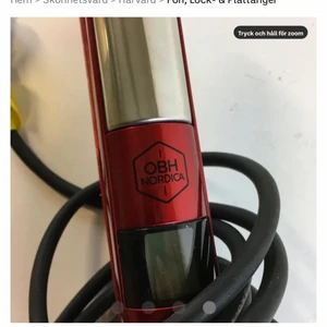 Plattång - Säljer min plattång från obh Nordica. Den är i bra skick.