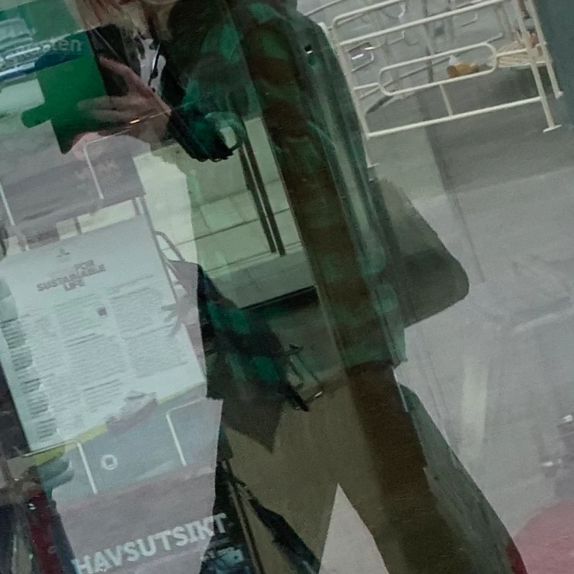 Grönrutig vår jacka - 90