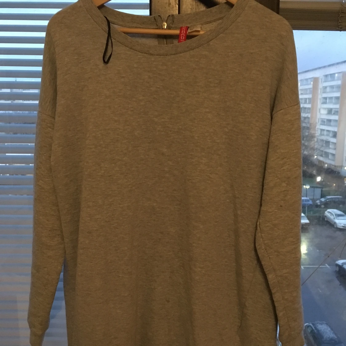 Oversized grå tröja