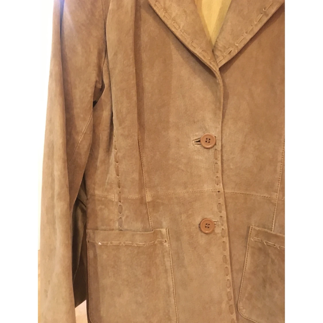 Vintage mocka kavaj jacka  - 91