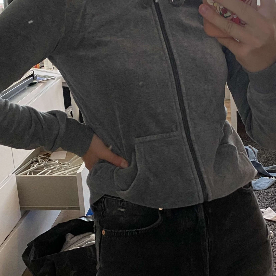 Grå levour kofta - 90