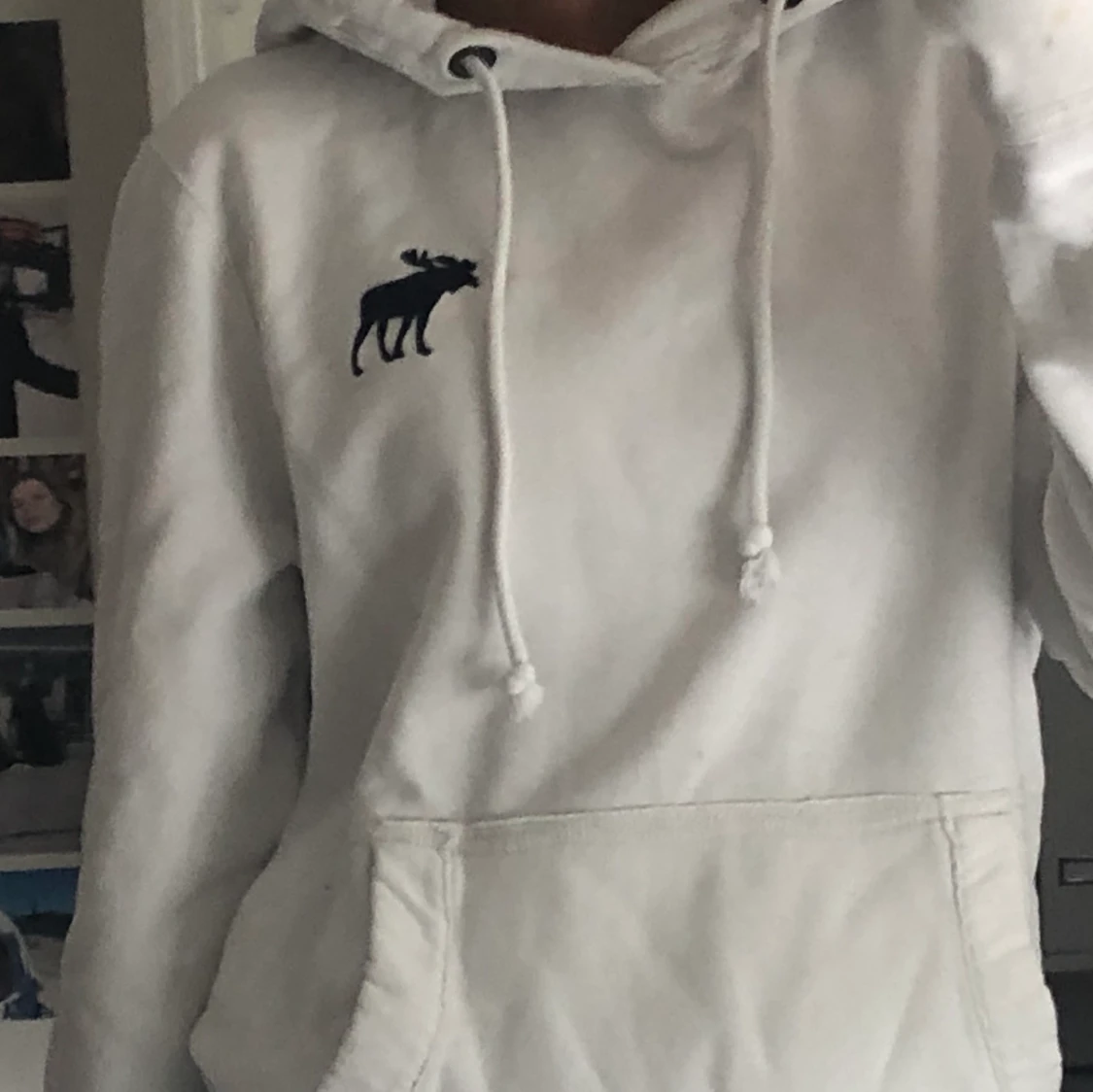 Abercrombie & fitch hoddie🤍 - 90