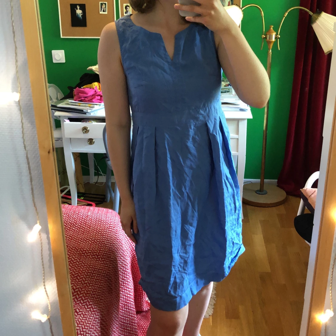 Blå sommarklänning