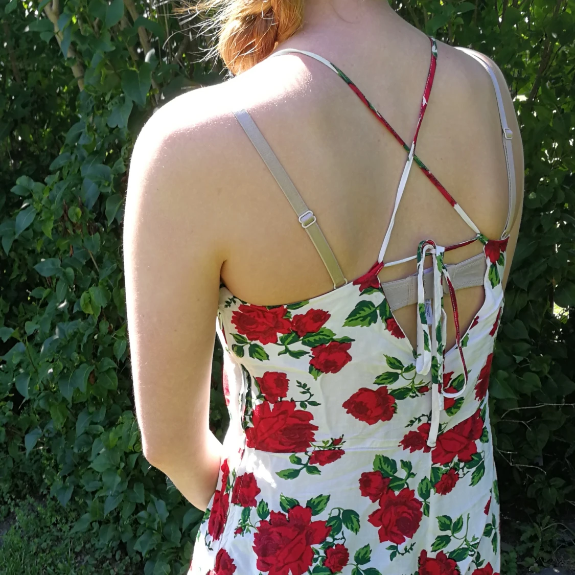 Blommig jumpsuit - 90