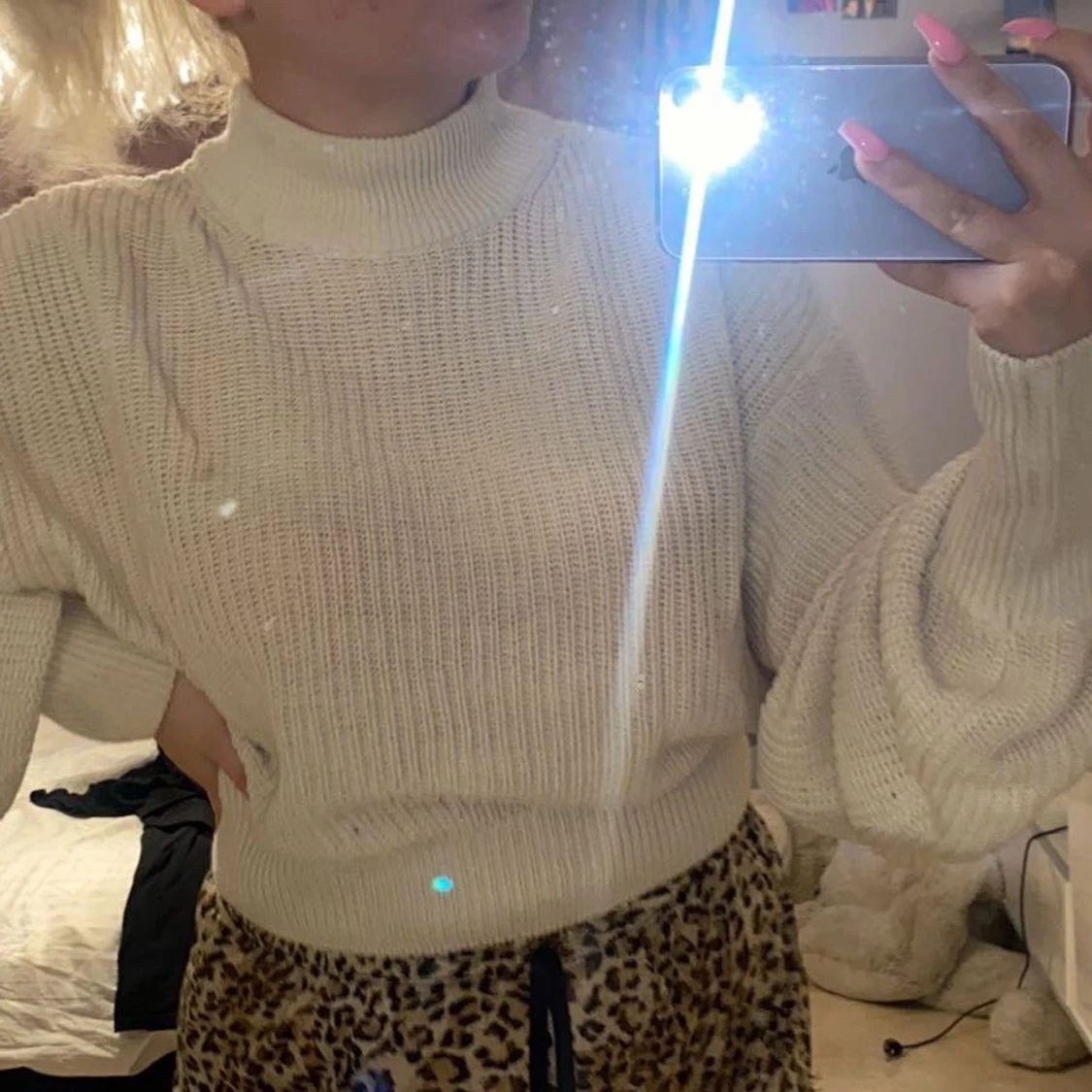 mysig stickad tröja 