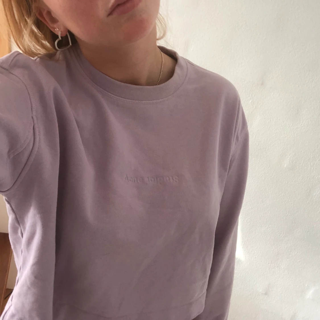 Lila Acne sweatshirt  - 91