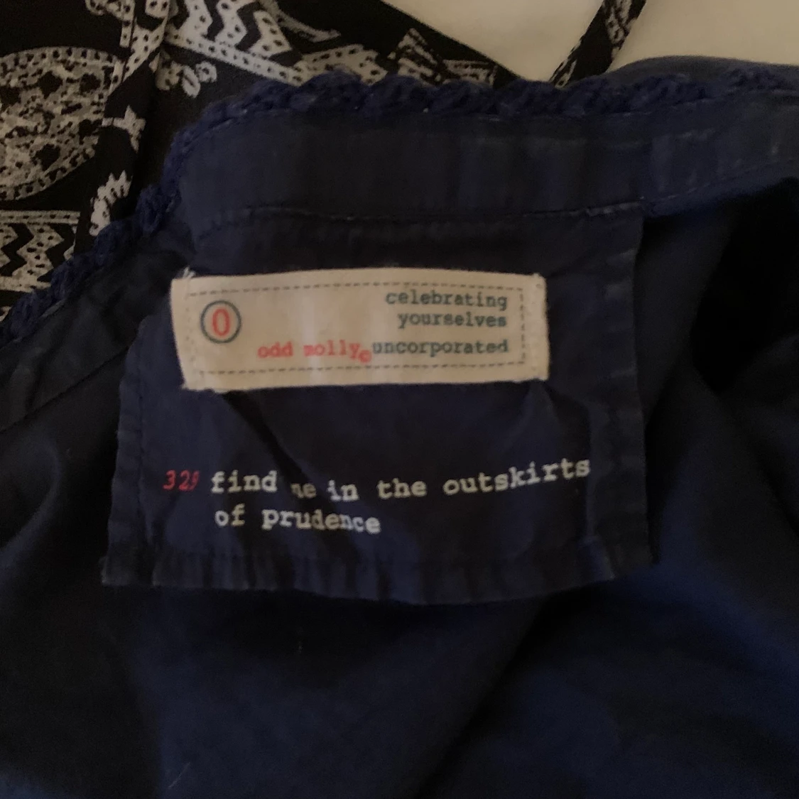 Blå blus från oddmolly  - 90