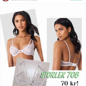  - Storleken är samma som modellen bär på bilden! Superfin men tyvärr för liten för mig