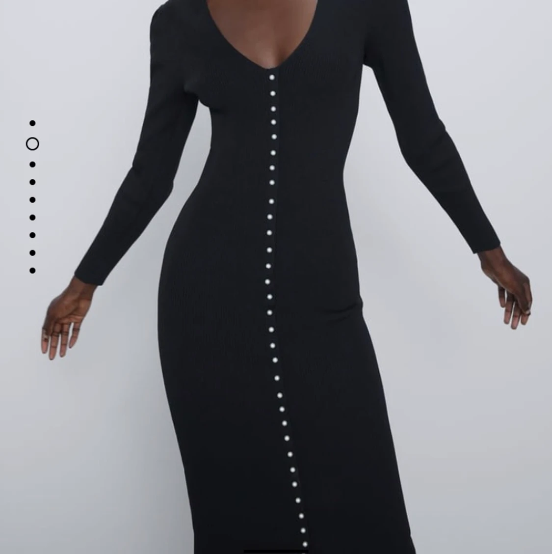 Stickad klänning - 90