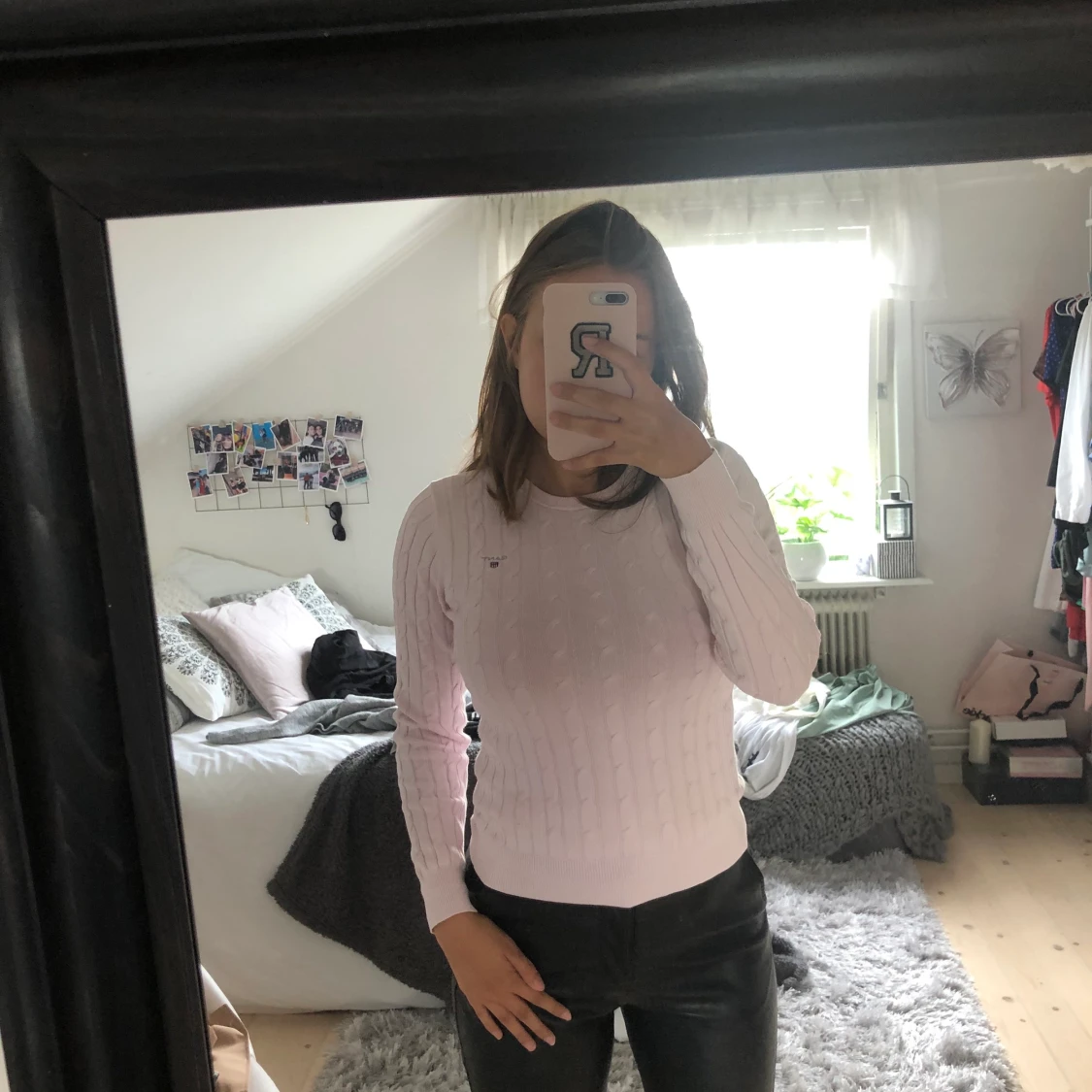 Kabelstickad tröja - 90