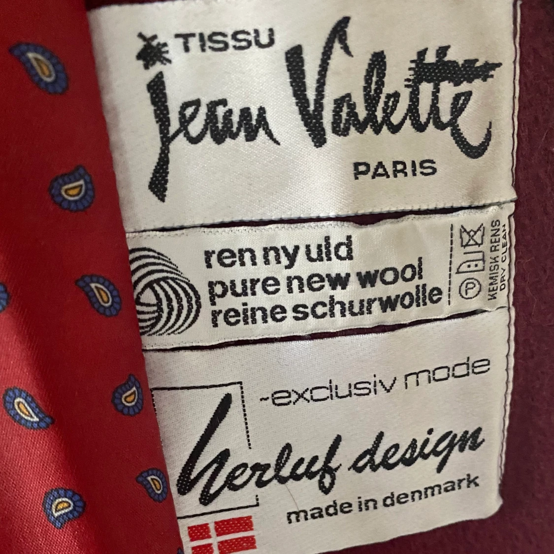 Vintage-kappa, 38/40, ull - 91