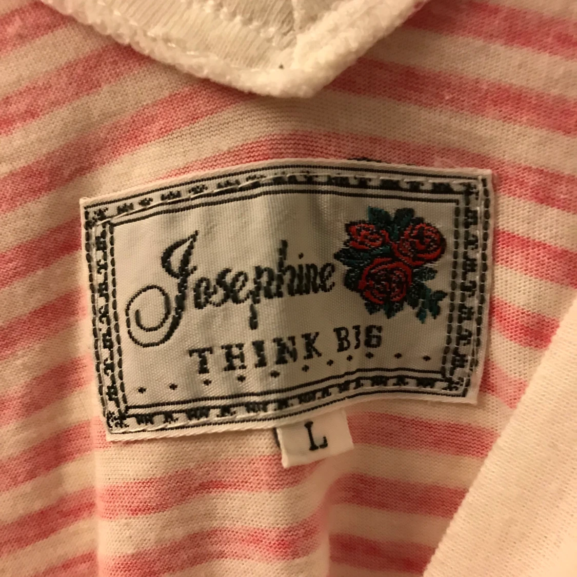 Rosa Randig tröja - 90