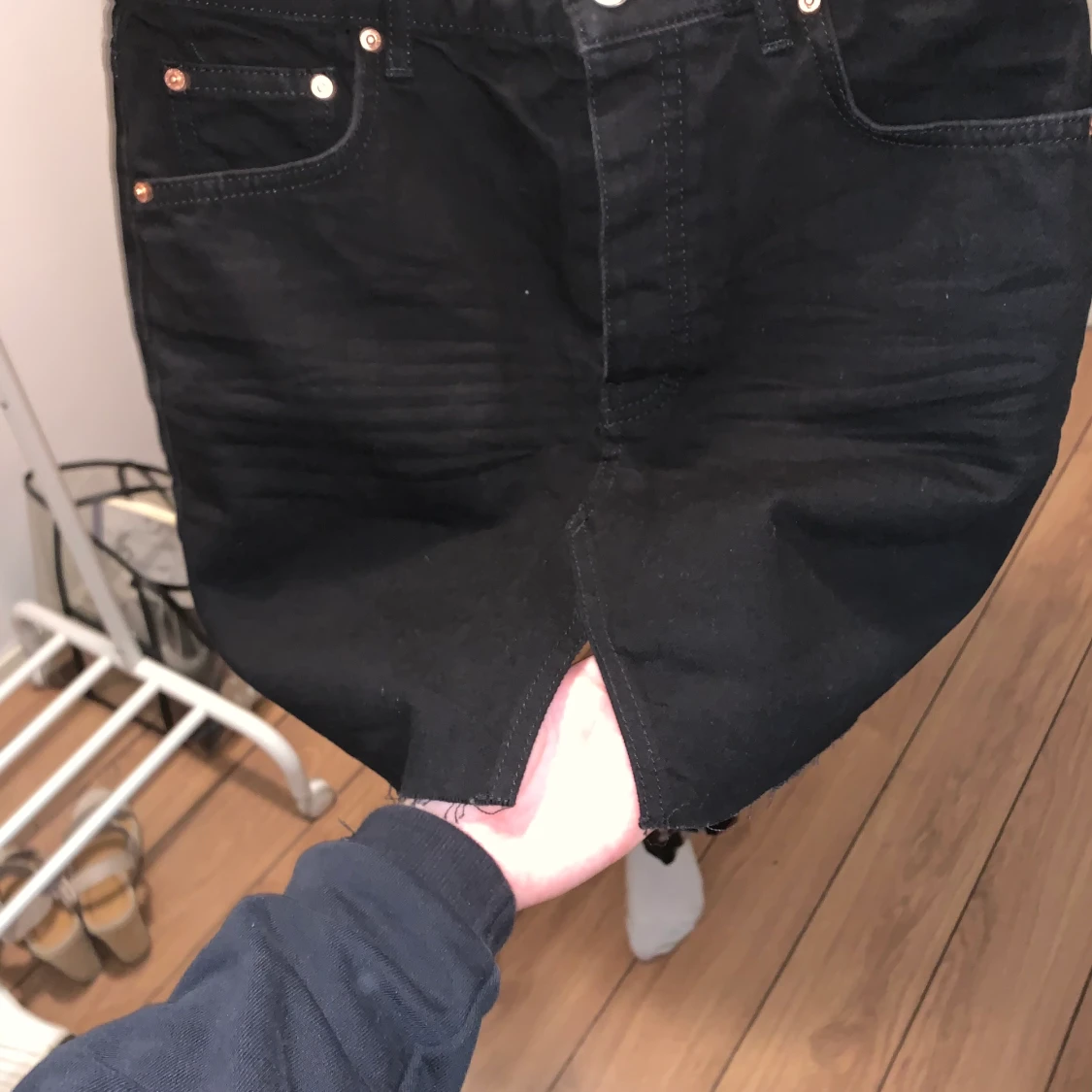 Svart jeanskjol  - 90