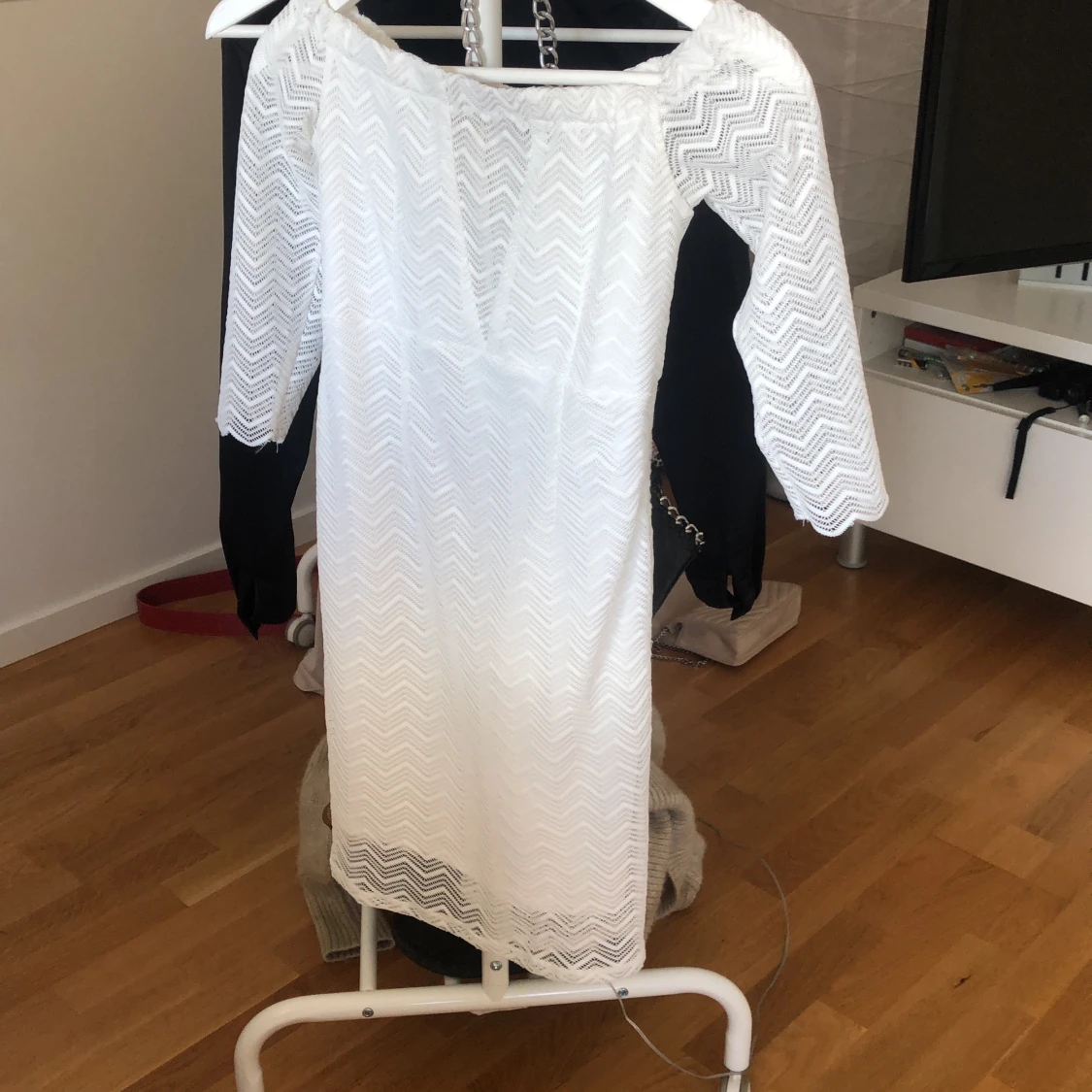 Vit super söt klänning