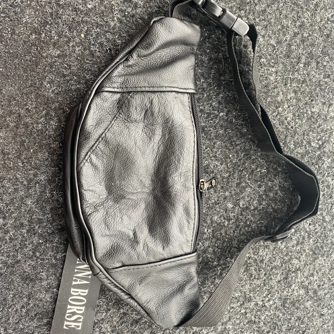 Äkta läder fanny pack - 90