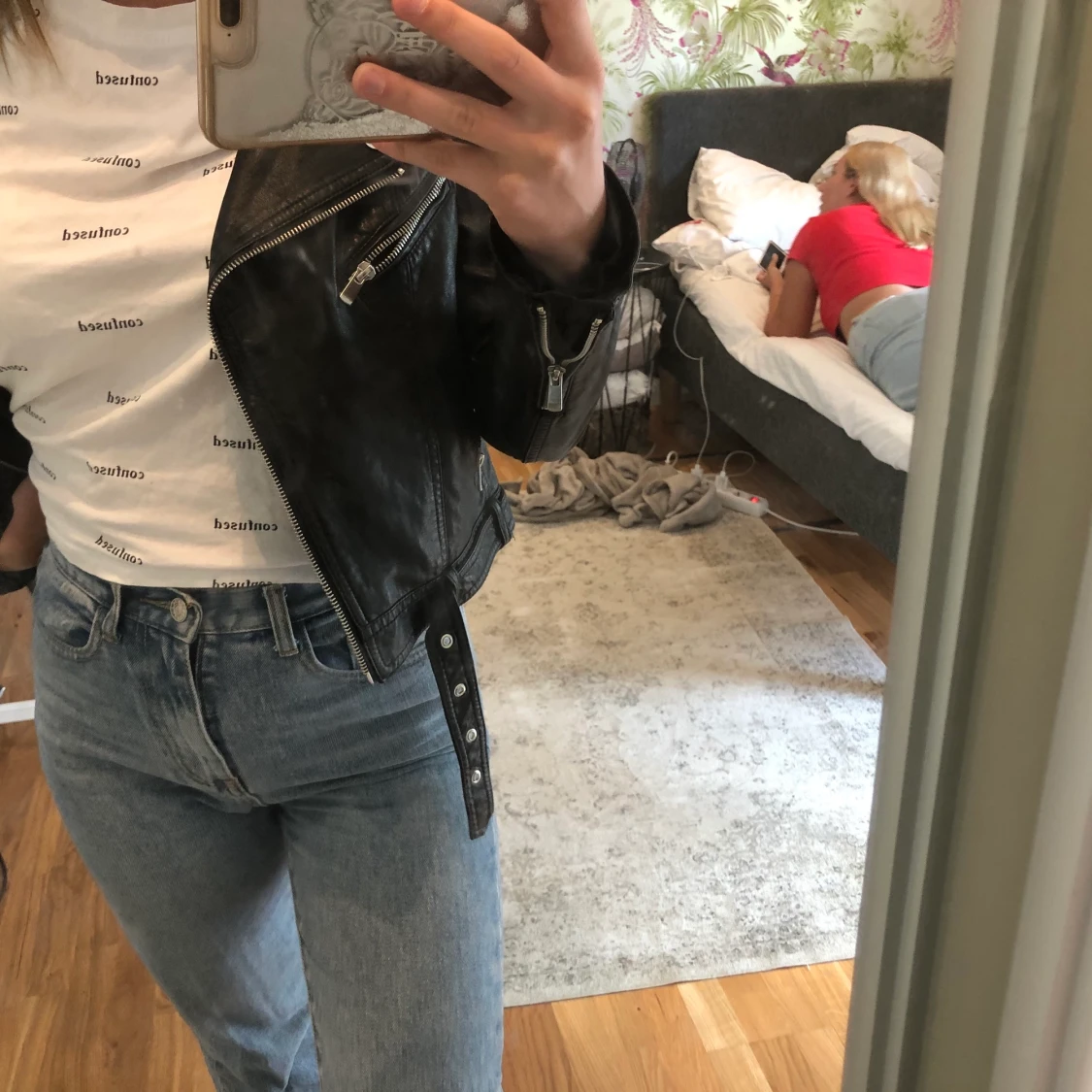 Skinnjacka ifrån mango - 90