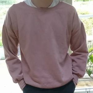  - En sweatshirt i grårosa färg, super skönt material och nästan helt oanvänd! 