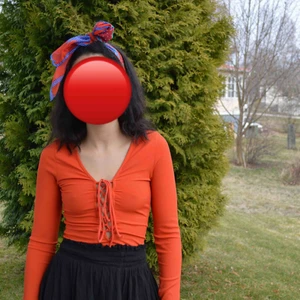  - Orange bohemian style top. Frakt tillkommer. 