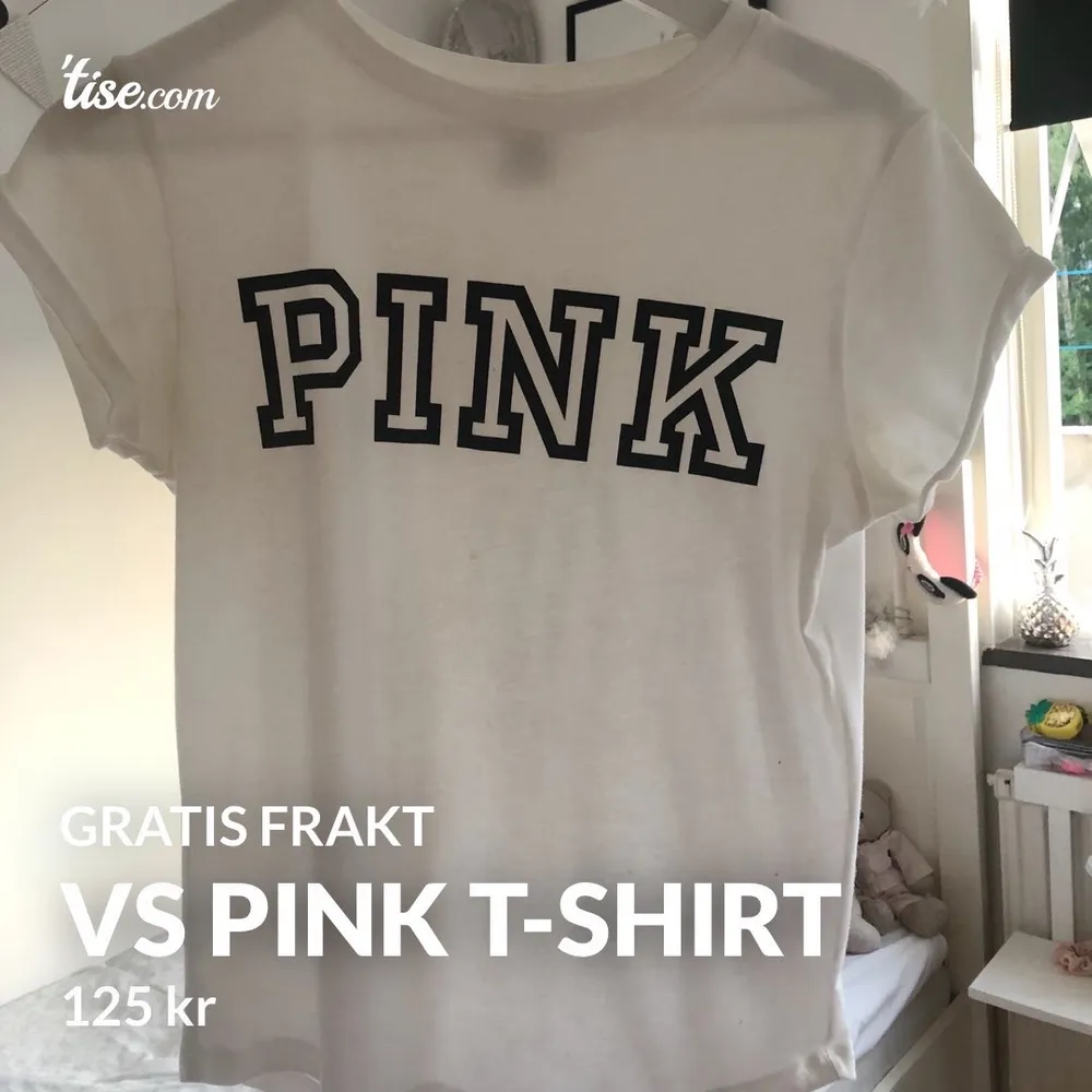 Victoria Secret PINK T-Shirt. Storlek XS, passar även S. GRATIS FRAKT!. T-shirts.
