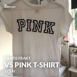 Victoria Secret PINK T-Shirt. Storlek XS, passar även S. GRATIS FRAKT!