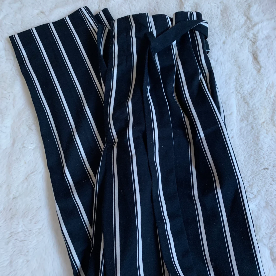 Kostym byxor linjerade