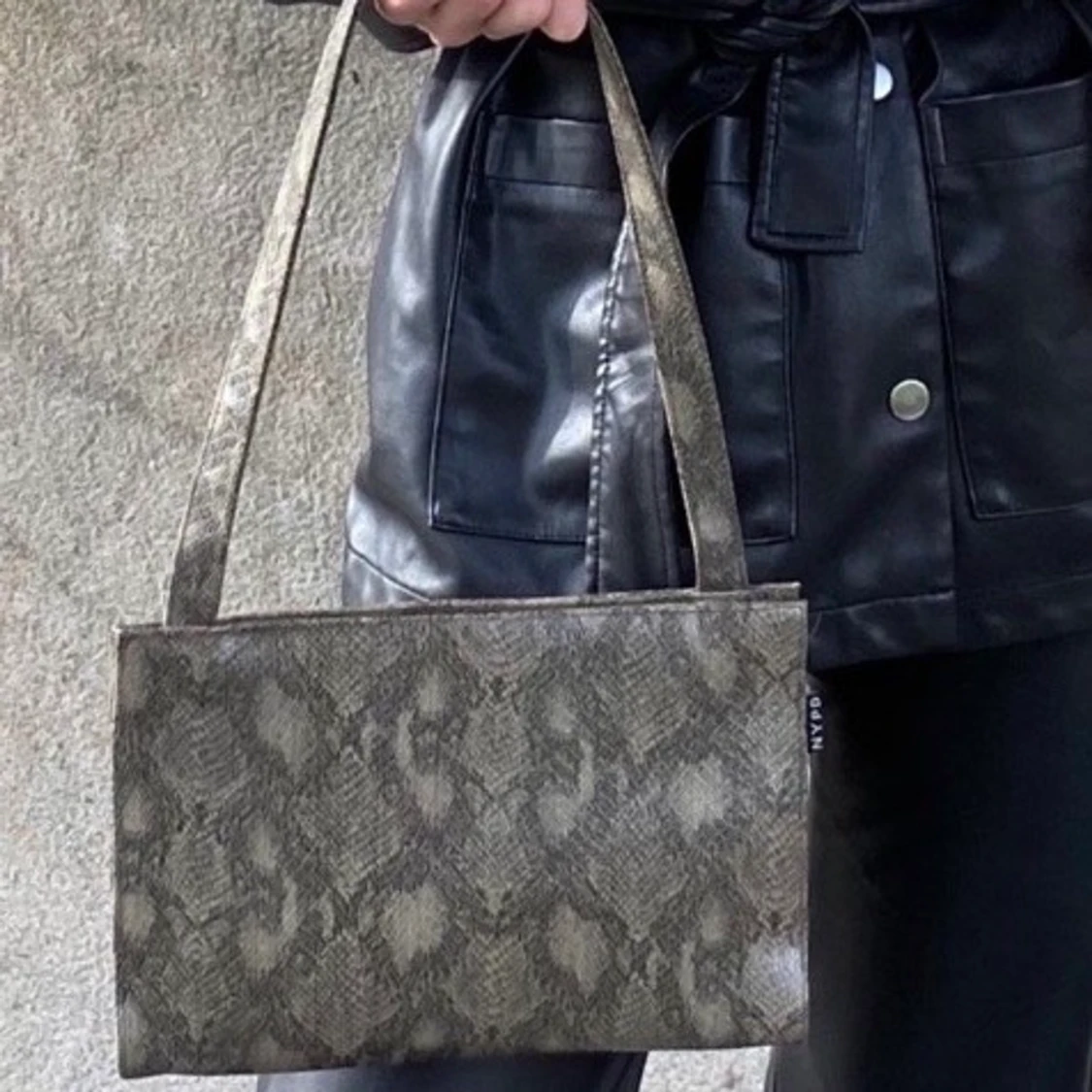 Skinn väska vintage 