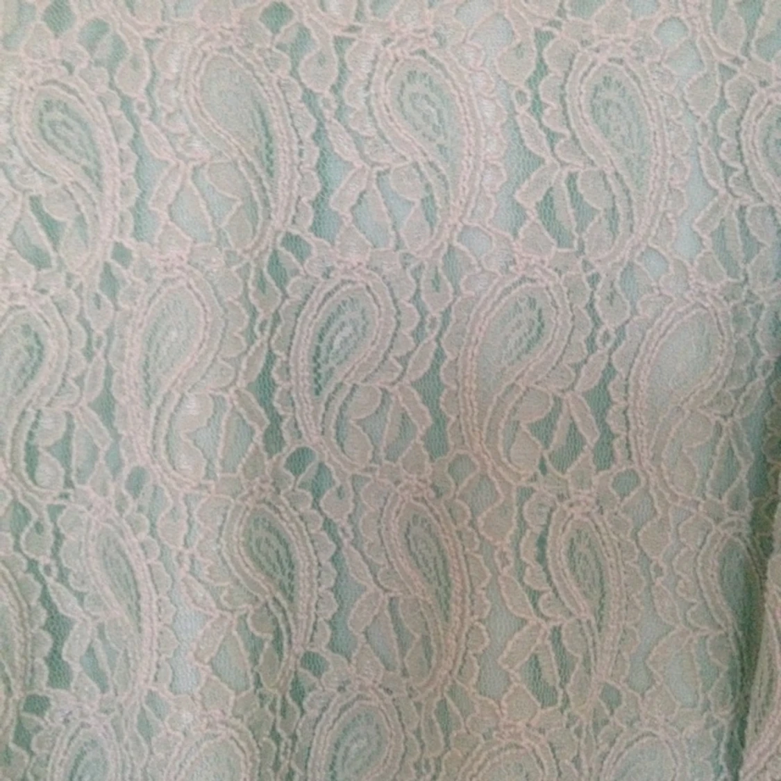 Mintgrön spetsklänning från monki, knappt använd