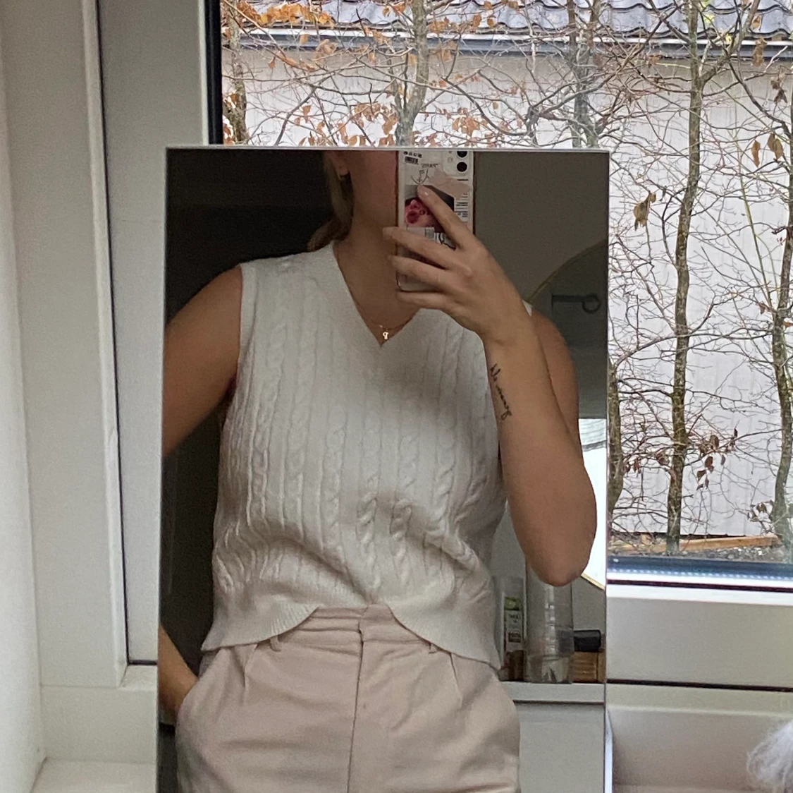 Vit väst storlek s - 90