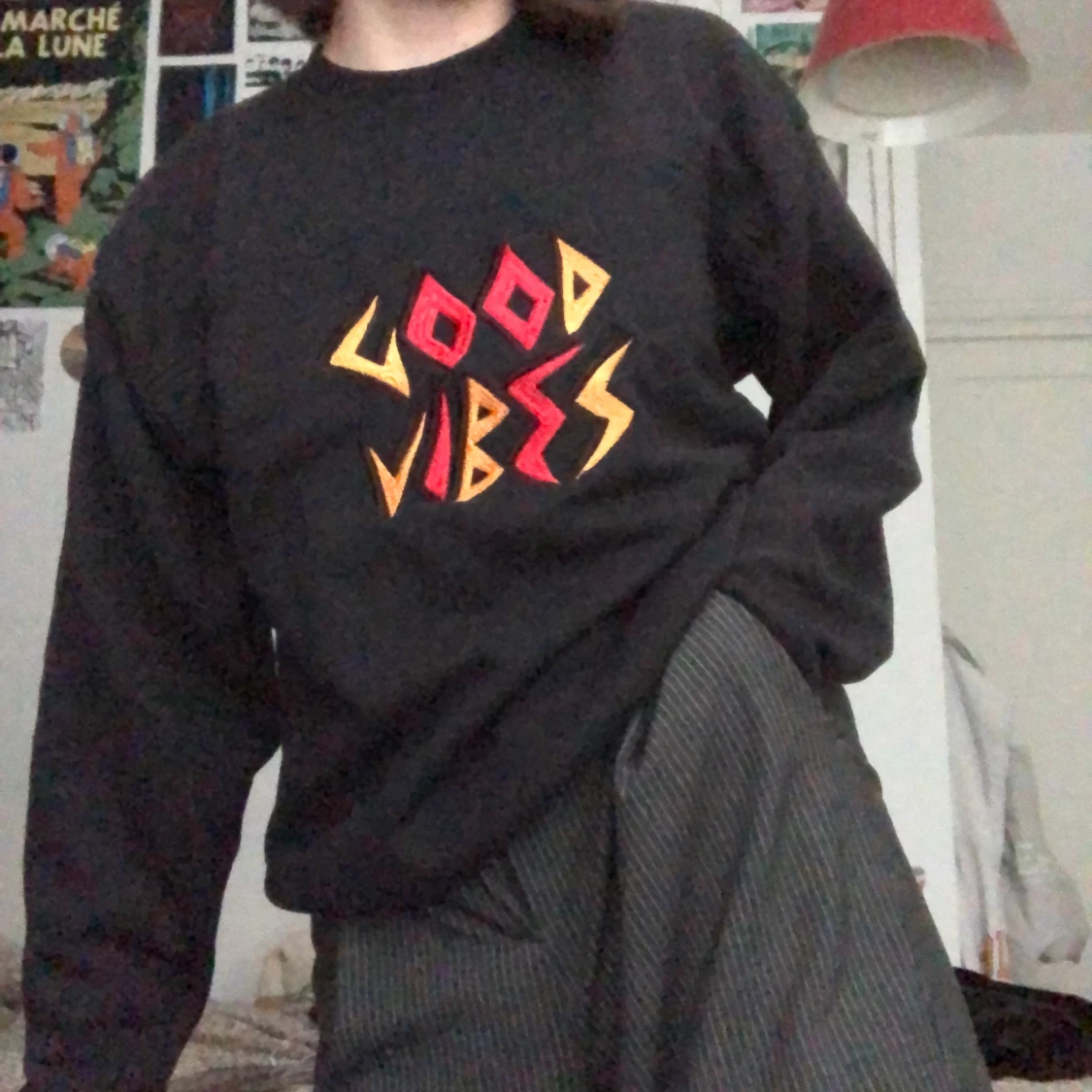 Tjocktröja bra vibbar