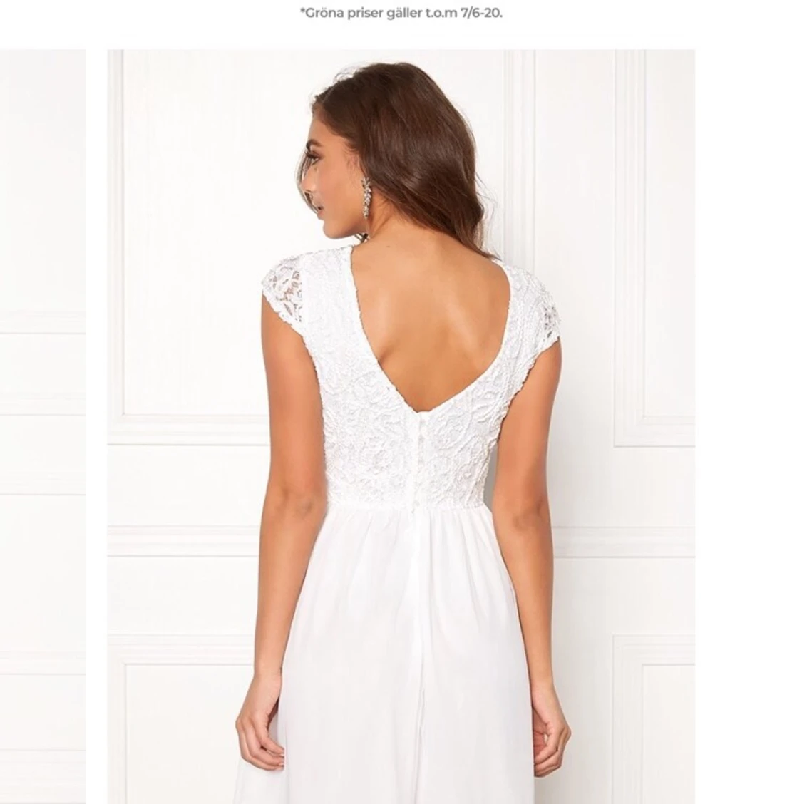 Ayla Dress White från Bubbleroom - 90