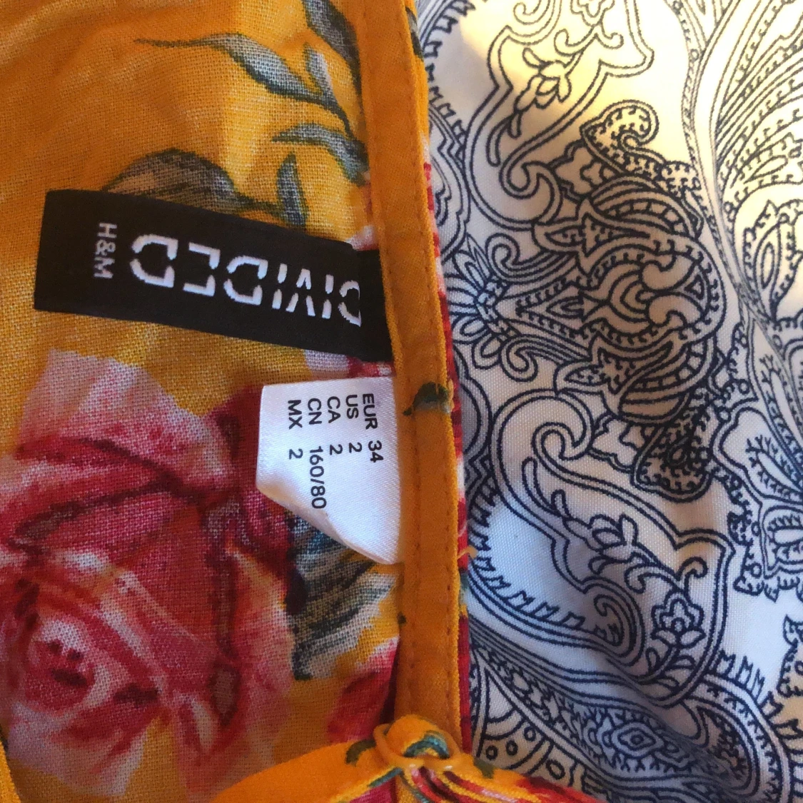 Fint gult sommarlinne från hm - 90