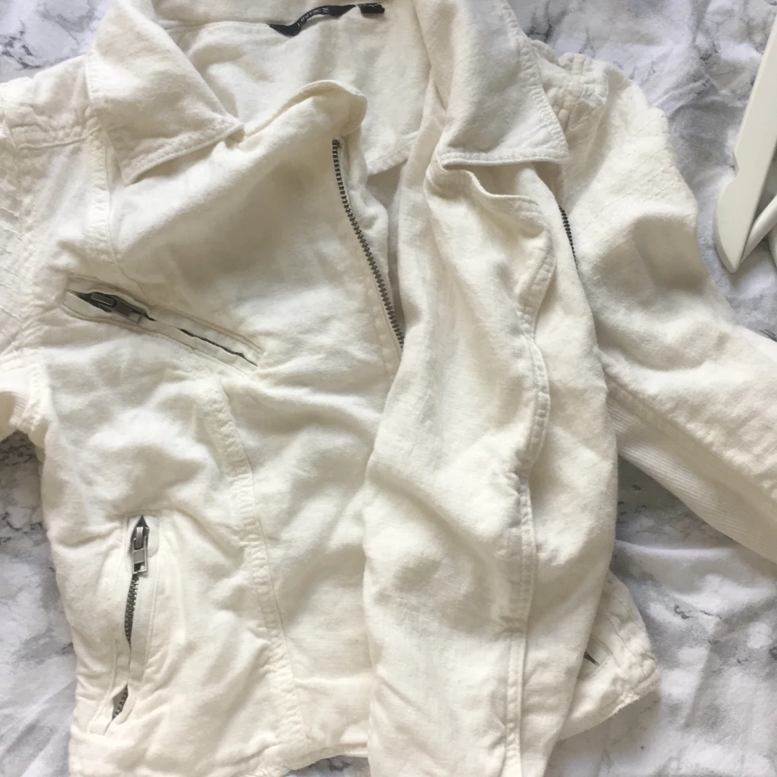 Vanlijvit jeansjacka lindex - 90