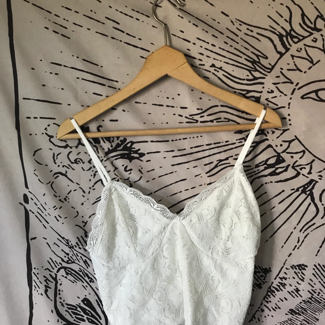 vitt spetslinne - 90