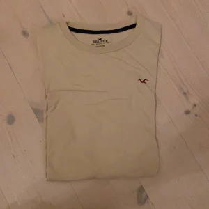 Hollister t-shirt beige - Hollister t-shirt mycket bra skick. Storlek L. Kontakta vid frågor!