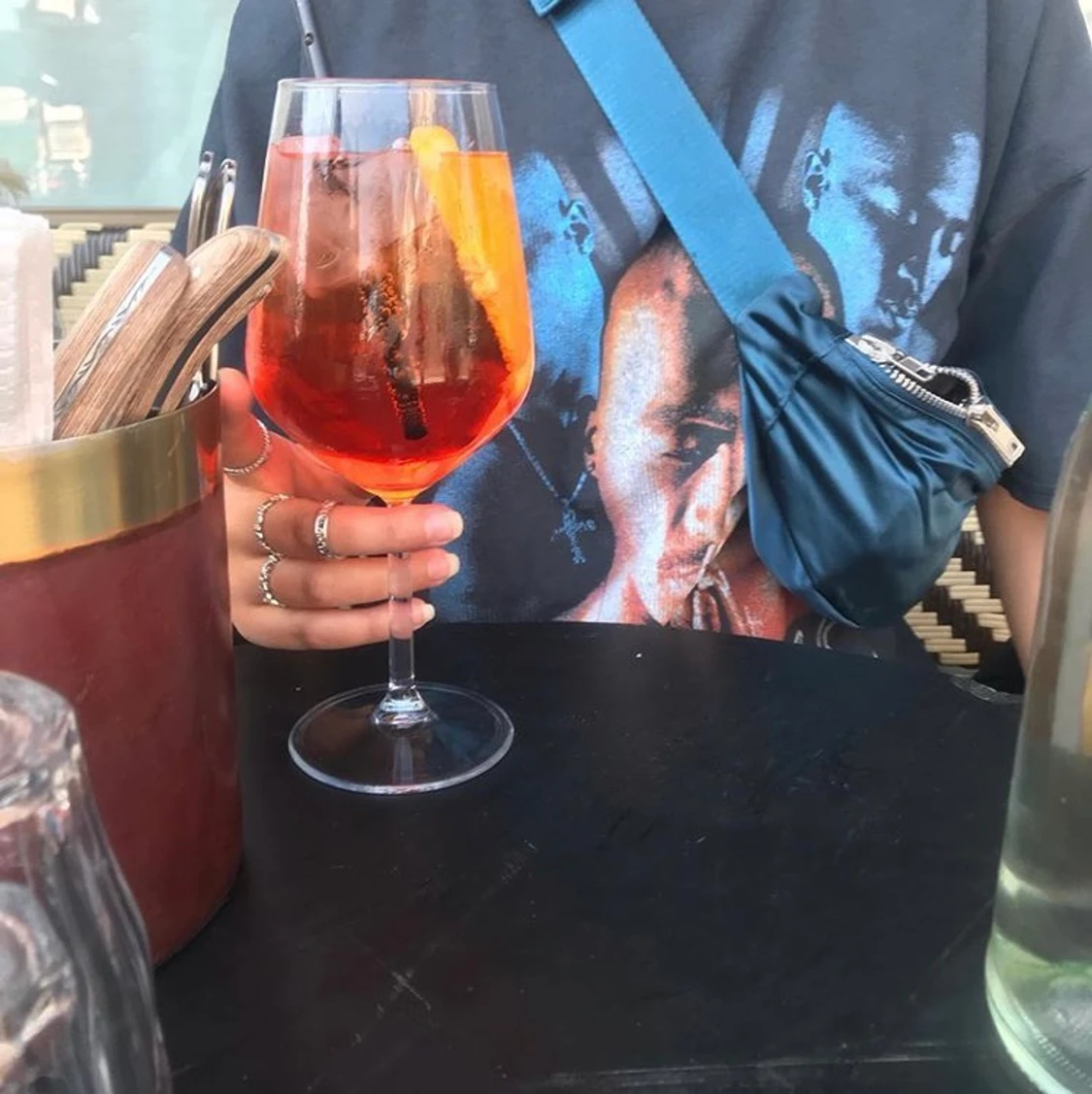 Mörkblå Fanny pack!💙