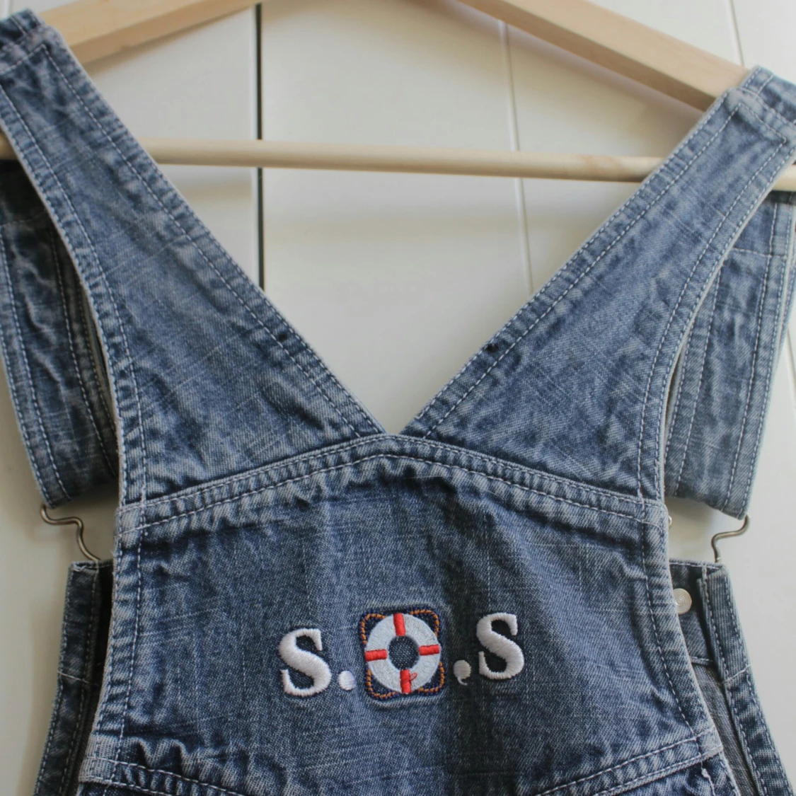 Korta hängselbyxor - 91