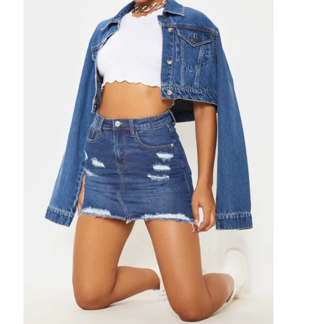 Jeans kjol från Pretty little thing - 90