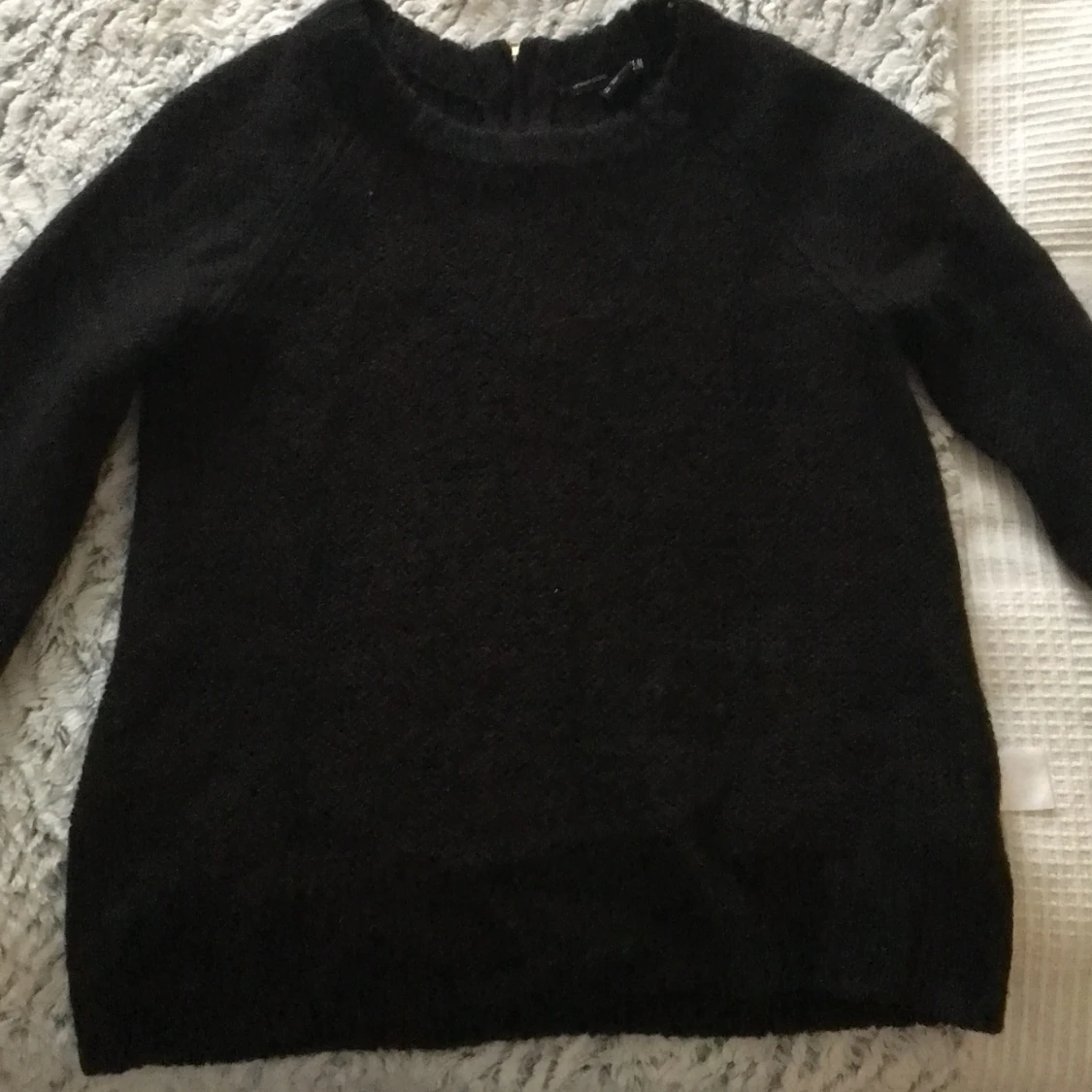 Svart stickad tröja  - 90