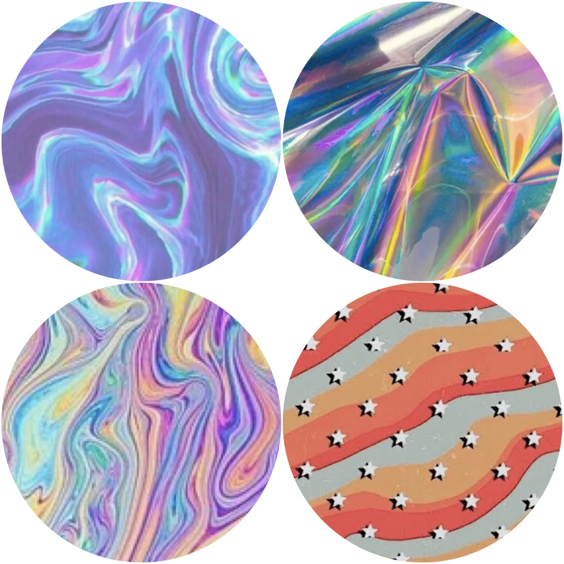 Roséring med motiv under glas - 91