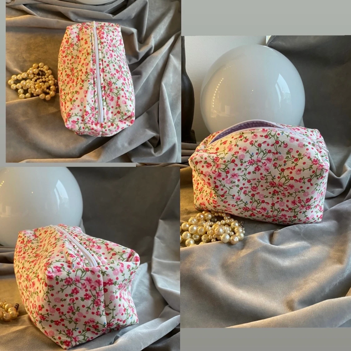 Blommig necessär - 90