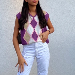 Väst  - Mönstrad väst köpt second hand