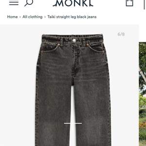 Gråa jeans från monki, storlek 25, aldrig använda