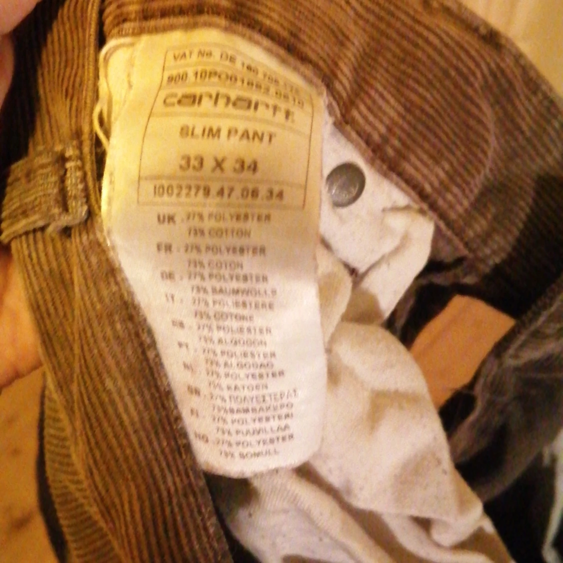 Carhart curdoury byxor  - 91