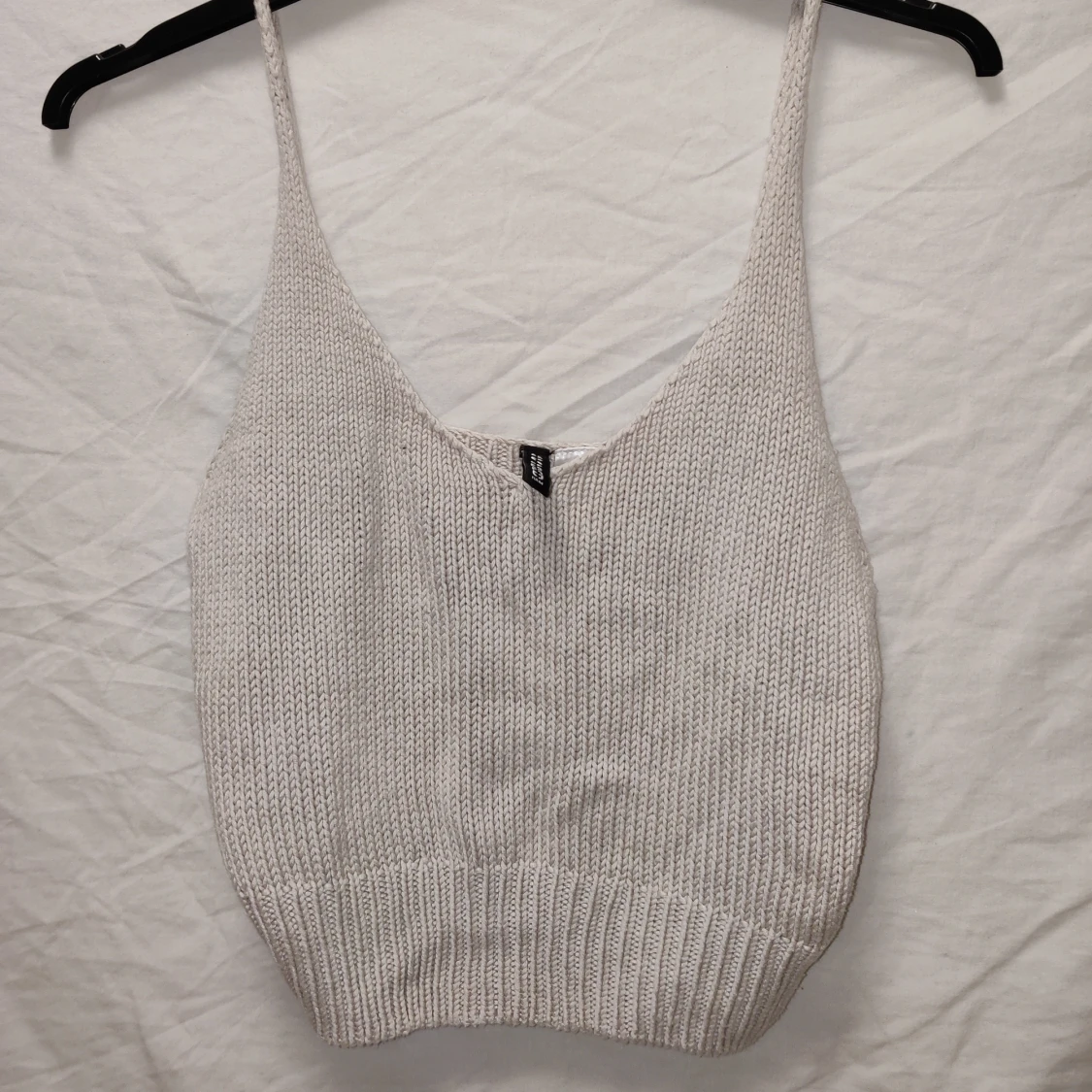 Söt stickad croptop